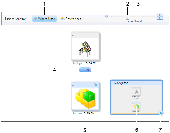 Tree View tool UI