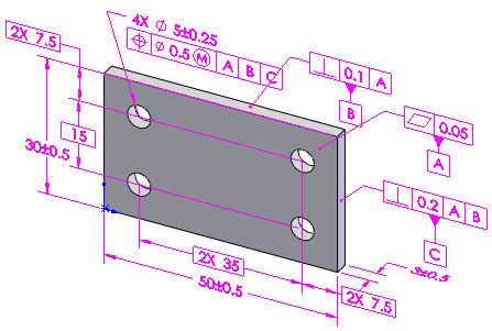 Le PropertyManager Schéma de cotation automatique - 2012 - Aide de  SOLIDWORKS