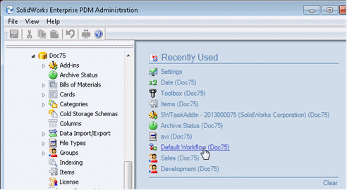 EPDM_Admin_tool_recently_used