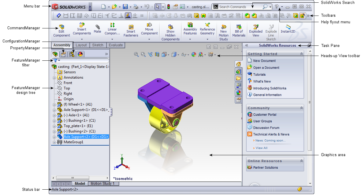 User Interface Overview - 2013 - SOLIDWORKS Help