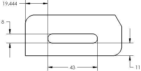Solidworks Drawing Dimension Slot Length