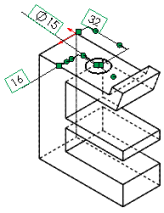 Creación de un taladro sencillo - 2018 - Ayuda de SOLIDWORKS