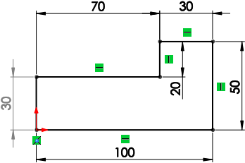 Automatic Driven Dimensions - 2019 - SOLIDWORKS Help