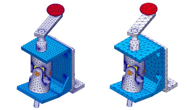 Blended Curvature-Based Mesher - 2022 - What's New in SOLIDWORKS