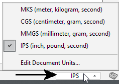 Document Properties - Units - 2023 - SOLIDWORKS Help