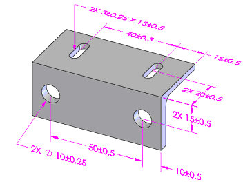 Plus-Minus vs. Geometric - 2025 - SOLIDWORKS Help